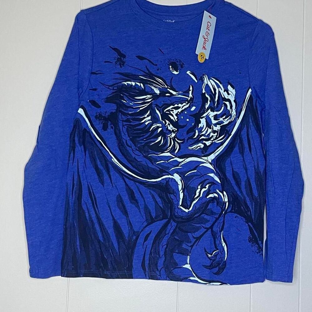 Cat-jack Boys Blue T-shirt